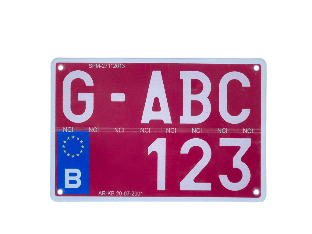 60210/R Nummerplaat 210x140 Tractor